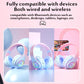 Wireless Bluetooth Kids Headphones – Multi-Color, SD Card, HiFi Stereo