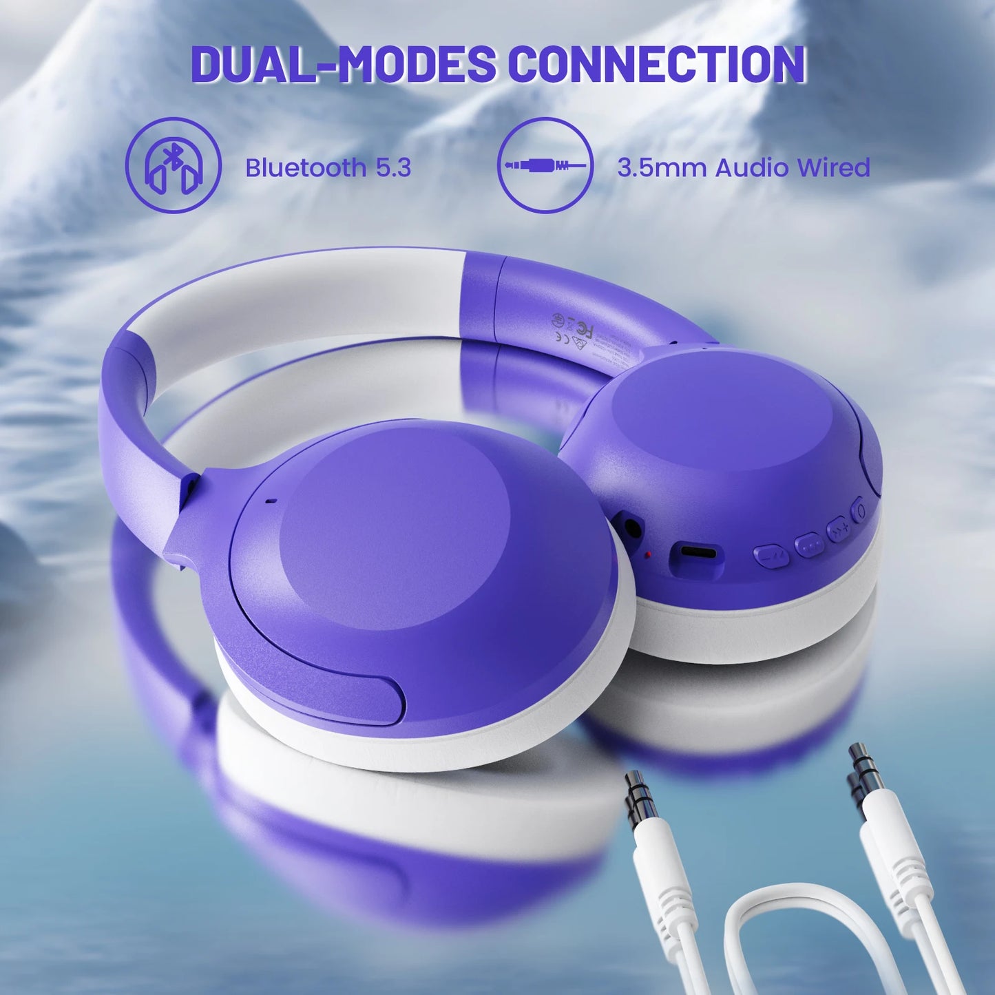 ATTACK SHARK G300 Wireless Gaming Headset – Foldable, ANC, HD Stereo