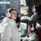 ATTACK SHARK G300 Wireless Gaming Headset – Foldable, ANC, HD Stereo