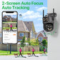 6K 9MP Outdoor WiFi Camera – Triple Lens, Dual Screen, PTZ Auto Tracking