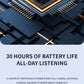 Wireless Bone Conduction Headphones – Bluetooth, Mic, Noise Cancelling