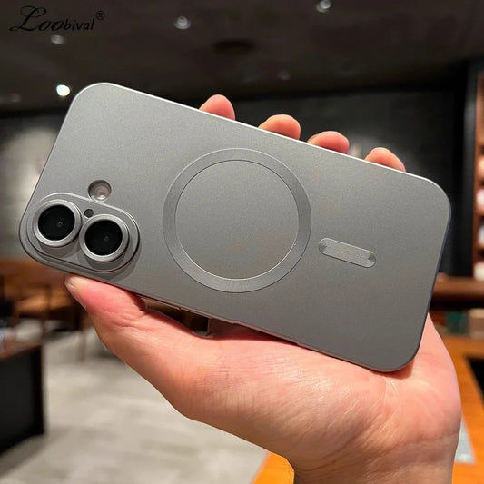 Matte Soft Silicone MagSafe Case – Shockproof TPU for iPhone 11–16 Pro/Max