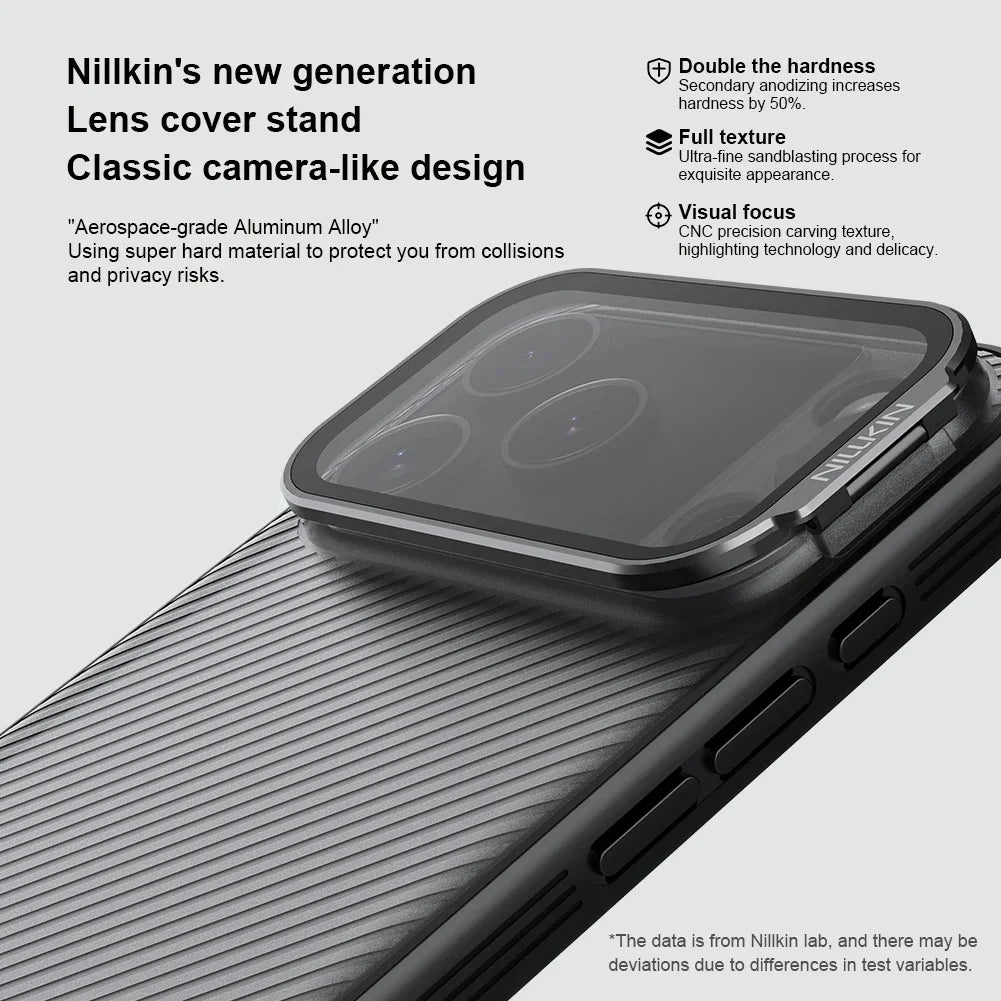 Nillkin CamShield iPhone Case – Camera Protection & Stand (iPhone 17 Series)