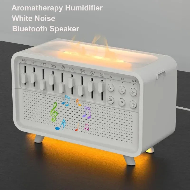 4-in-1 HIFI Bluetooth Speaker – White Noise, Night Light, Humidifier & Sleep Aid