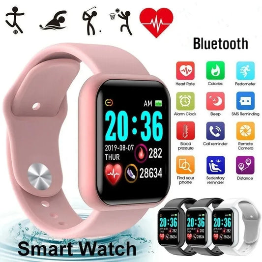 Smart Watch for Men & Women – Bluetooth, Music, Fitness & Sleep Monitor