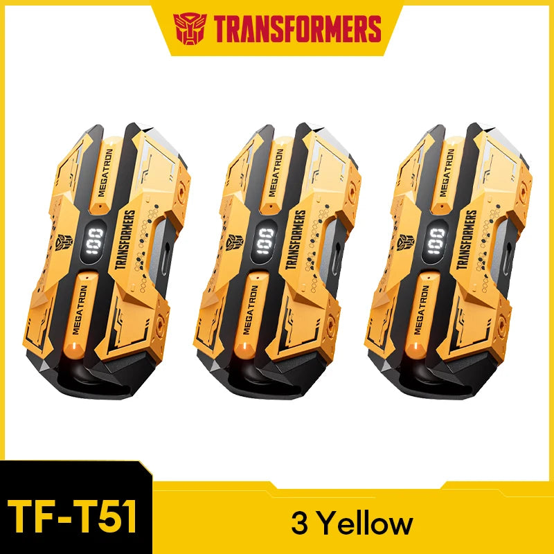 Choice Transformers TF-T51 Bluetooth 5.4 Gaming Headset – Wireless with LED & AI Translator