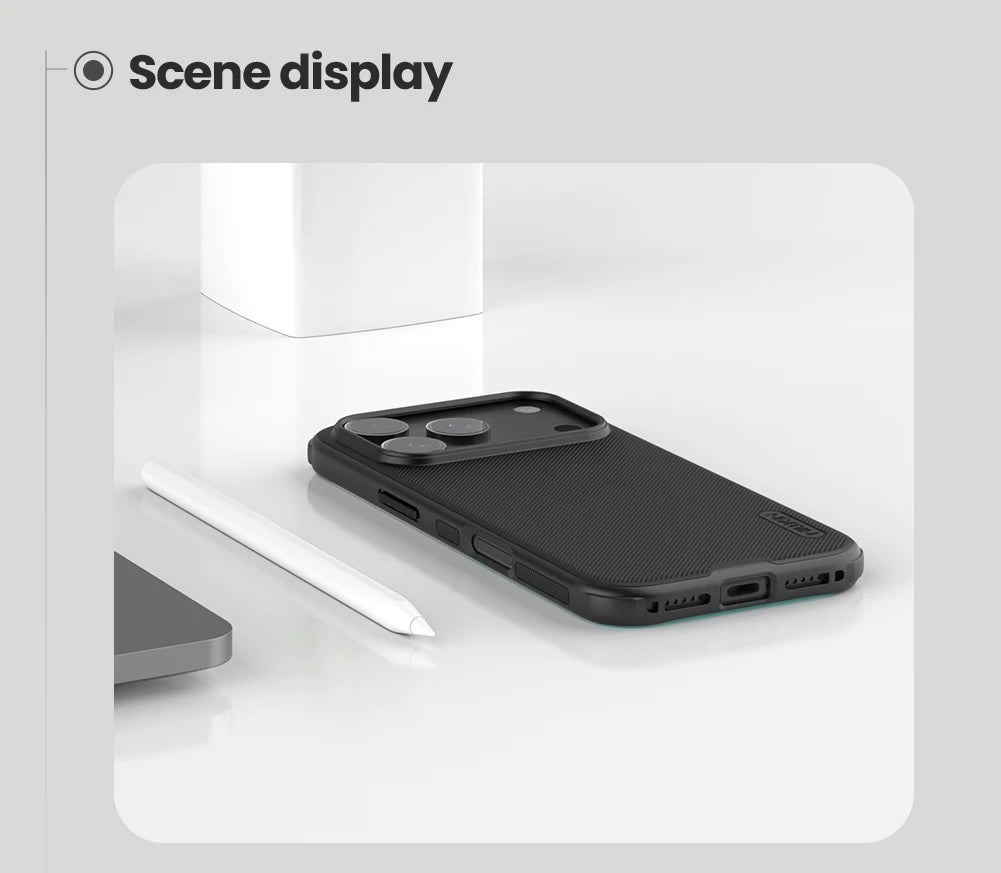 Nillkin Super Frosted Shield Pro – Hard PC iPhone 17/17 Pro Max & Air Case
