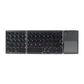 Folding Bluetooth Keyboard with Touchpad – Mini Wireless, Universal 3-System