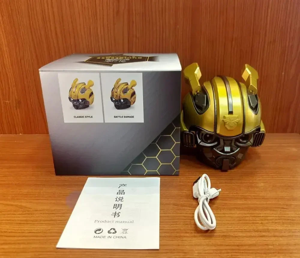 Transformers Bumblebee Bluetooth Speaker – Dual Speakers, LED, Heavy Bass
