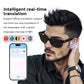 AI Smart Translation Glasses – 144 Languages, Bluetooth 5.3, Music & Sports