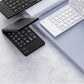 MINGCVIL Mini Foldable Bluetooth Keyboard – Slim, Portable, Rechargeable