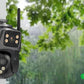6K 9MP Outdoor WiFi Camera – Triple Lens, Dual Screen, PTZ Auto Tracking