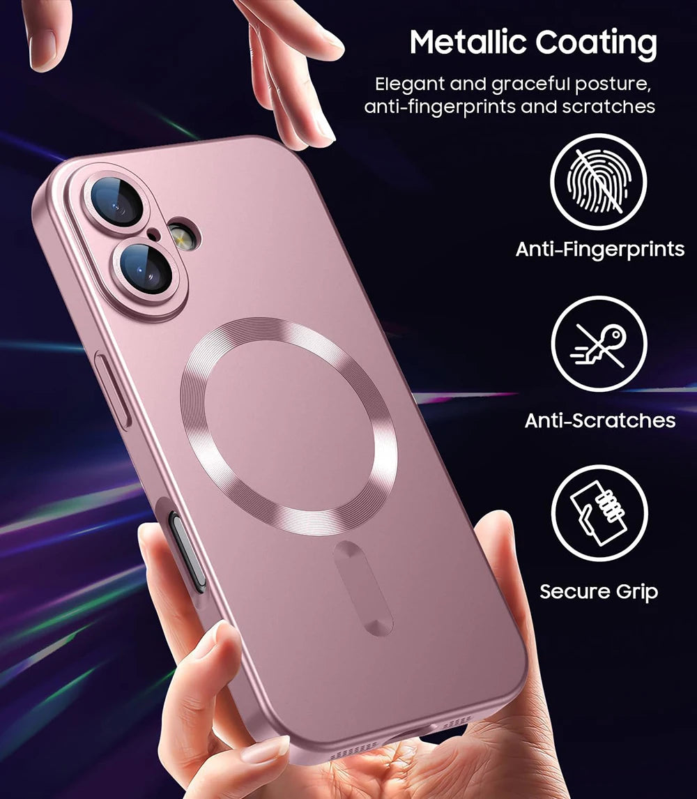 MagSafe Magnetic Wireless Charging Case – iPhone 11–16 Pro/Max