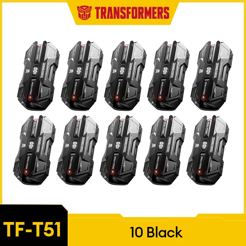 Choice Transformers TF-T51 Bluetooth 5.4 Gaming Headset – Wireless with LED & AI Translator