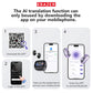 ERAZER XF28 Bluetooth 6.0 Open-Ear Translator Earbuds – Wireless for Travel & Office