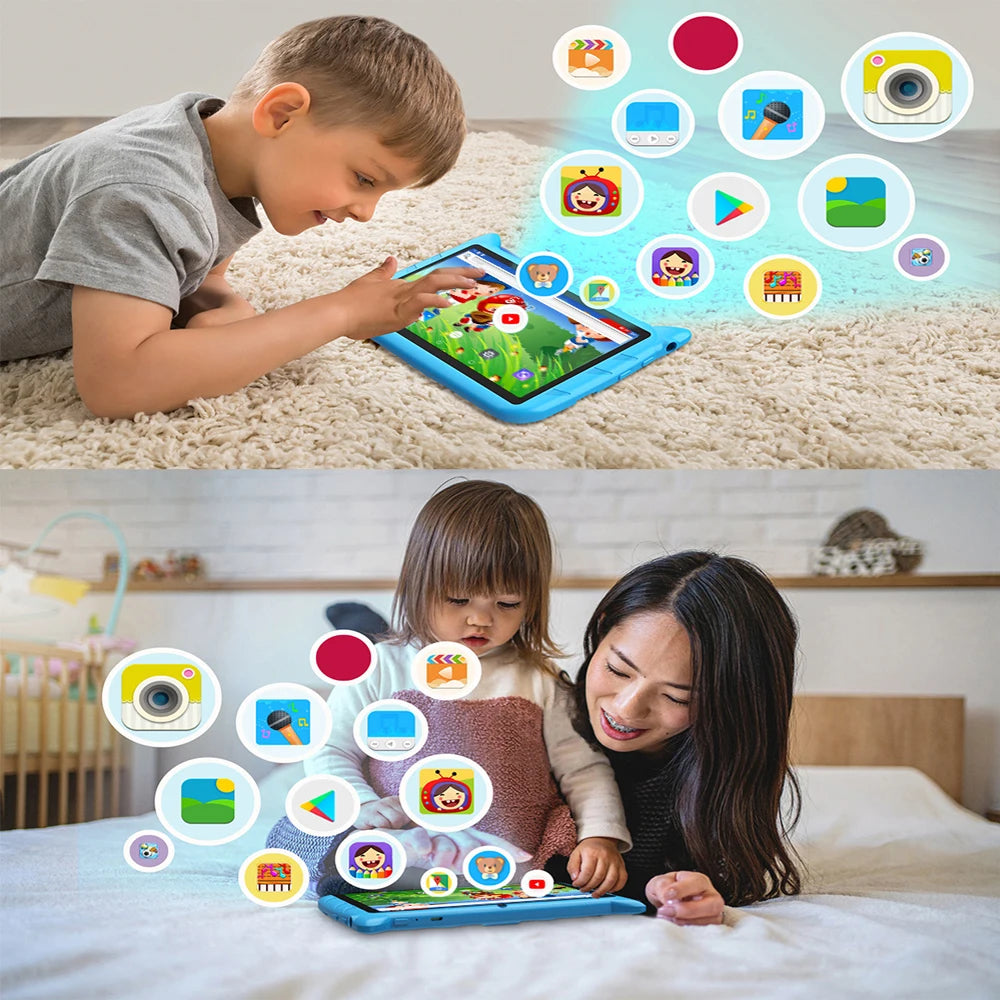 7'' Kids Tablet – Global 5G, Quad Core Android, 4GB+64GB, Educational