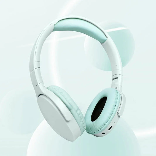 Fashion Bluetooth Over-Ear Headphones – Deep Bass, Sports Stereo, Long Battery