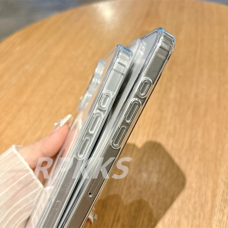 Transparent MagSafe Wireless Charging Case – For iPhone 11–17 Series