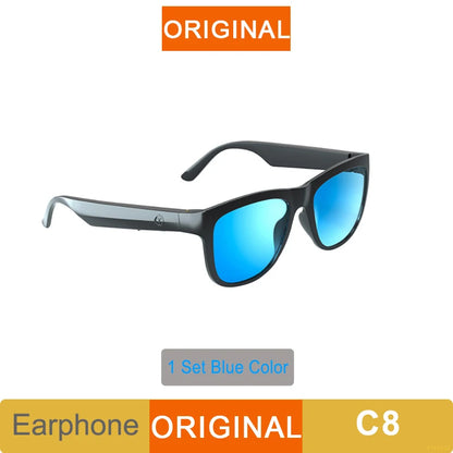 Lecoo C8 Smart Glasses – Wireless Bluetooth 5.0 Headset with HD Mic