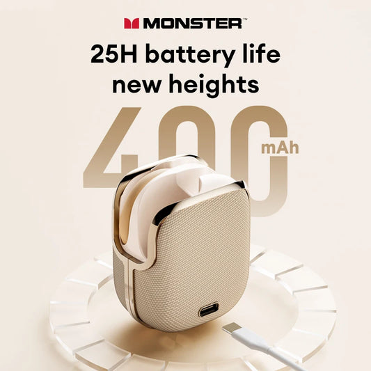 Monster XKO06 Earbuds – Wireless Bluetooth 5.4, Stereo, Noise Reduction, Sport