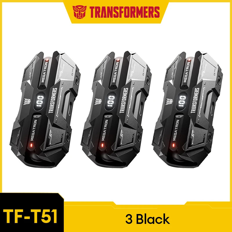 Choice Transformers TF-T51 Bluetooth 5.4 Gaming Headset – Wireless with LED & AI Translator