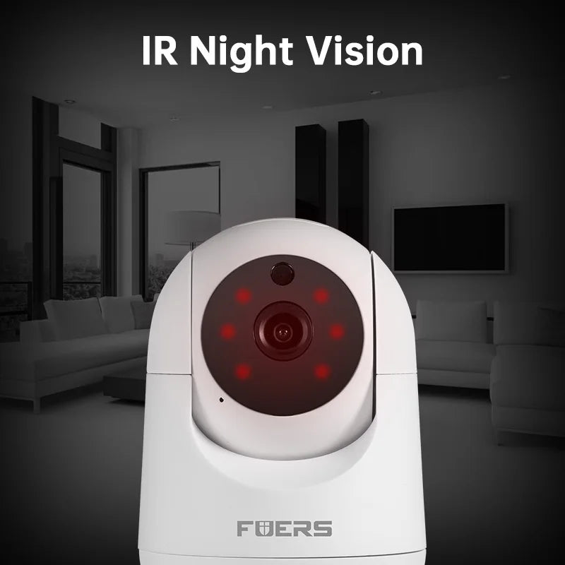 FUERS 4K 8MP WiFi Camera – Tuya Smart Home Security & Baby Monitor