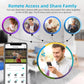 6K HD PTZ Outdoor WiFi Camera – 3 Lens, Auto Tracking Security