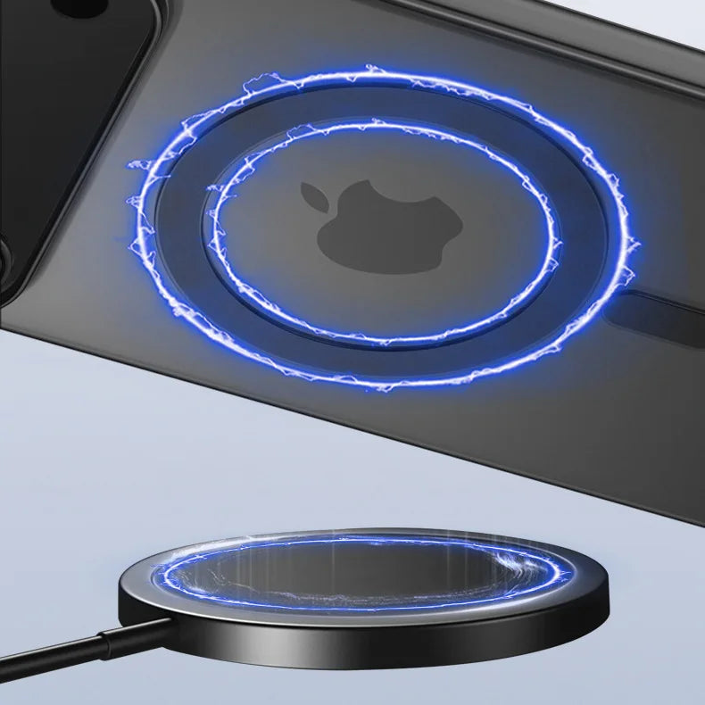 Luxury Matte iPhone Case – MagSafe & Wireless Charging (iPhone 11–17)