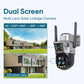 LS Vision V380 Dual Lens Solar Camera – 8MP 4K, 10X Zoom, WiFi/4G
