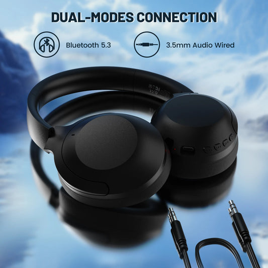 ATTACK SHARK G300 Wireless Gaming Headset – Foldable, ANC, HD Stereo