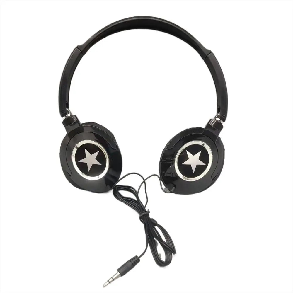 Wired Over-Ear Headphones – HiFi Bass, Stereo Music, Adjustable for PC & Mobile