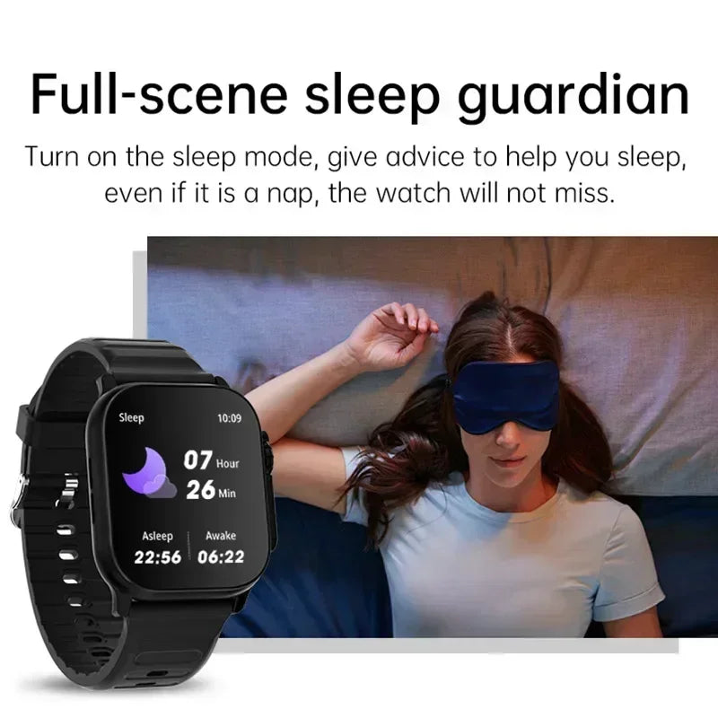 2025 Smart Watch – Heart Rate & Sleep Monitor, Dustproof & Waterproof