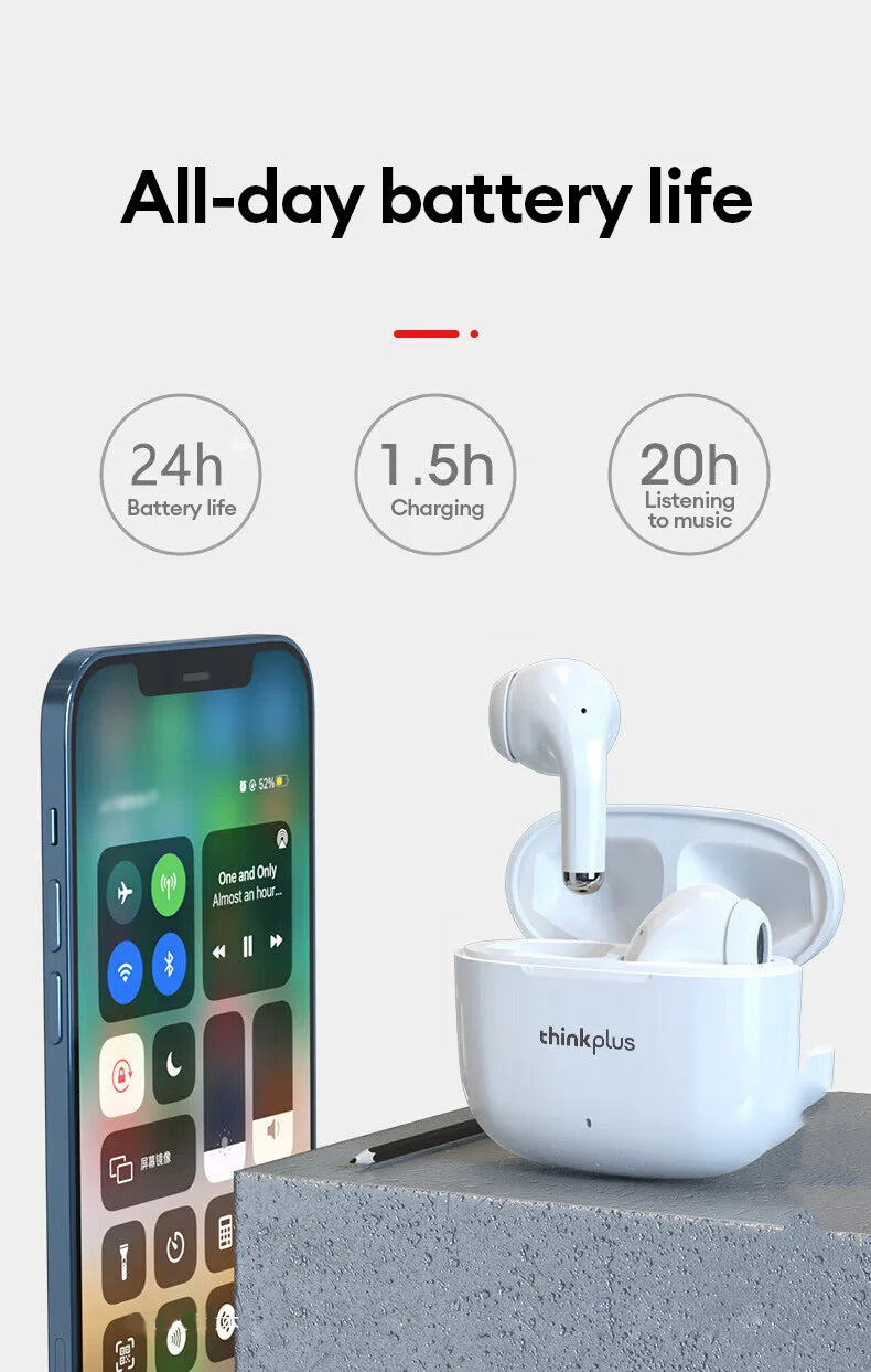 Lenovo LP40 Pro TWS Earbuds – Real-Time Translation, Bluetooth, AI, Travel