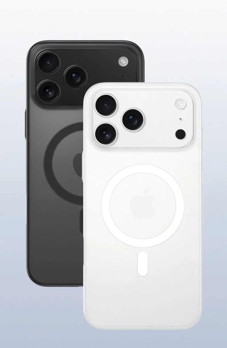 Luxury Matte iPhone Case – MagSafe & Wireless Charging (iPhone 11–17)