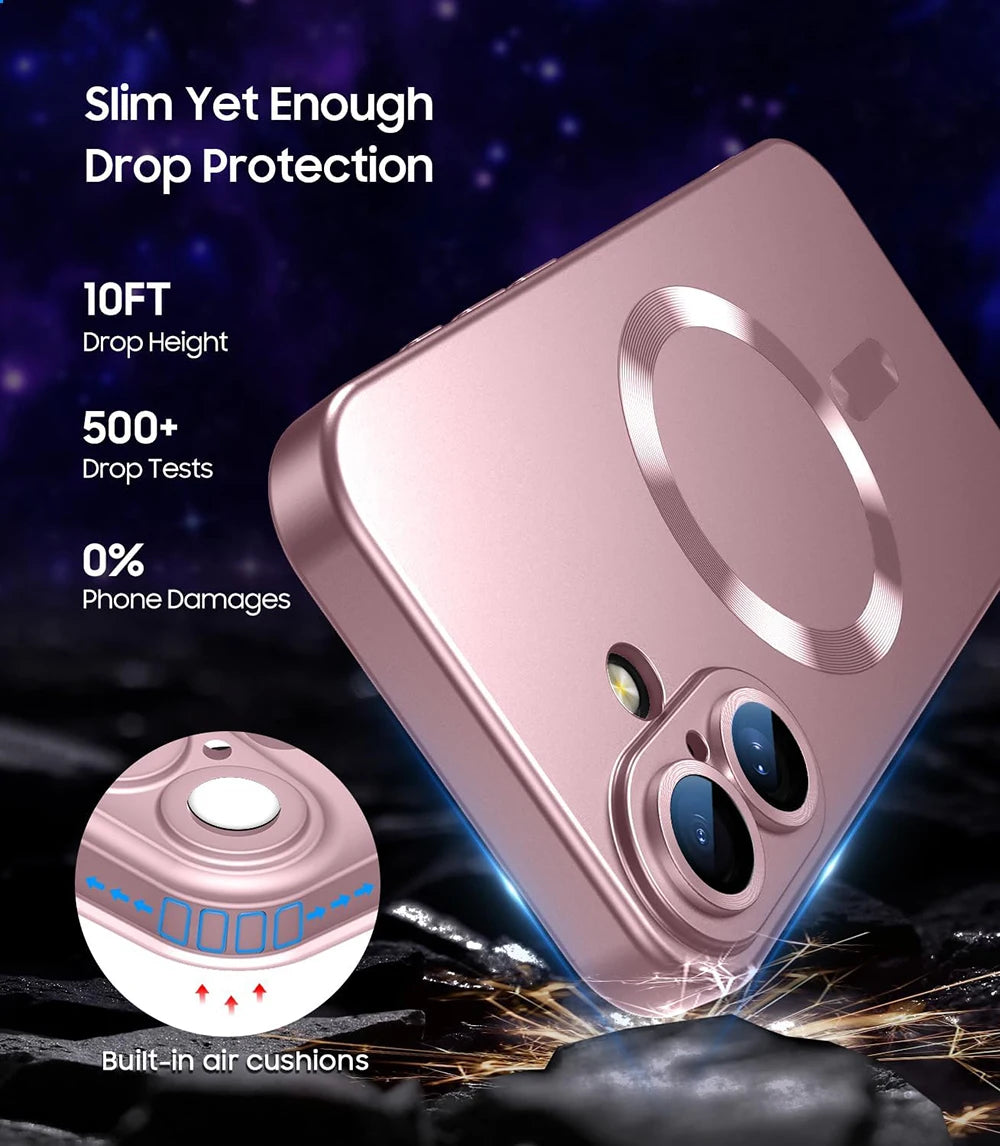 MagSafe Magnetic Wireless Charging Case – iPhone 11–16 Pro/Max