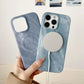 Ultra-Thin Denim Magnetic Phone Case – Fits iPhone 12–16 Pro/Plus/Max