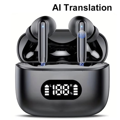 UYUXIO TWS Translation Earbuds – 144 Languages, Real-Time AI, Business