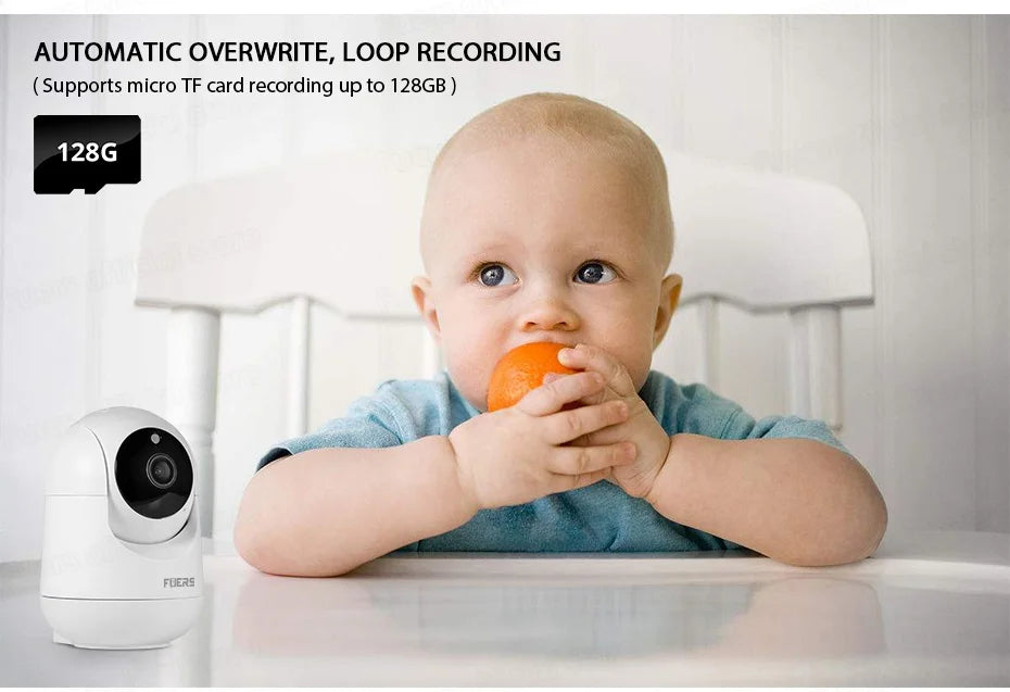 FUERS 4K 8MP WiFi Camera – Tuya Smart Home Security & Baby Monitor