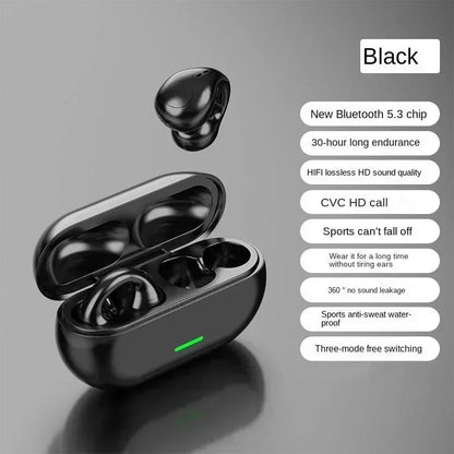 T75 Bone Conduction Bluetooth 5.3 Headphones – Sports, HiFi, Waterproof