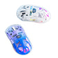 FreeWolf A2 Transparent RGB Gaming Mouse – Wireless, Battery Display, Dual Mode