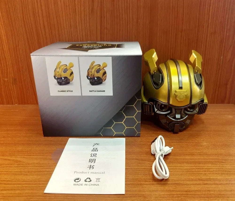 Transformers Bumblebee Bluetooth Speaker – Dual Speakers, LED, Heavy Bass