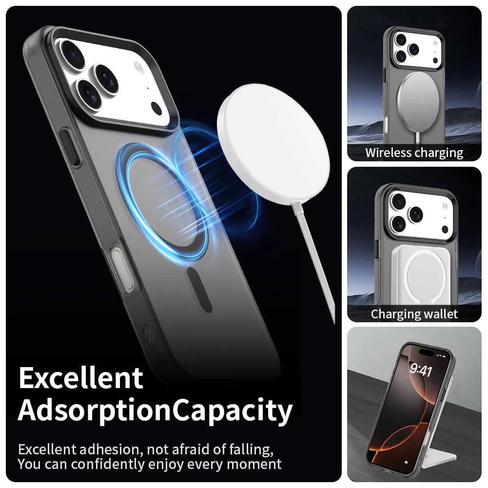 Luxury Armor iPhone Case – MagSafe & Wireless (iPhone 17 Series)