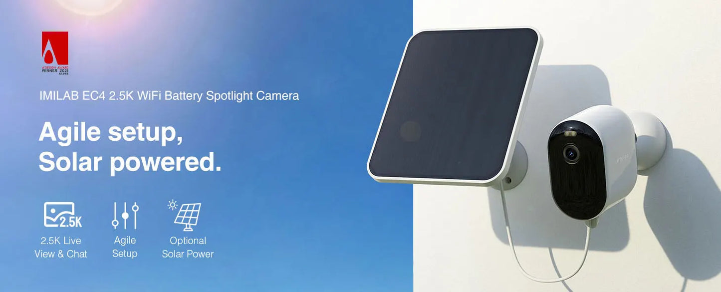 IMILAB EC4 Outdoor Camera – 2.5K HD Wireless Smart Security