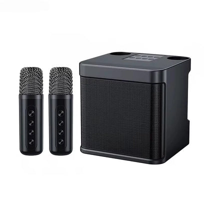 Portable Dual Mic Karaoke Machine – Bluetooth HIFI Speaker for Home & Party