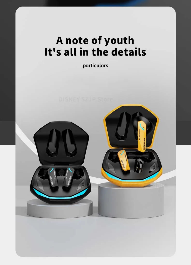 Transformers TF-T10 Bluetooth Earphones – Gaming, Low Latency, Dual Mode