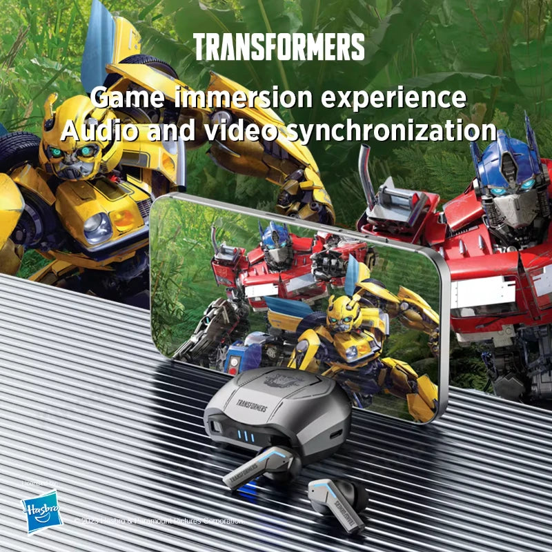 Transformers TF-T06 Bluetooth Earbuds – Noise Reduction, Gaming & Music