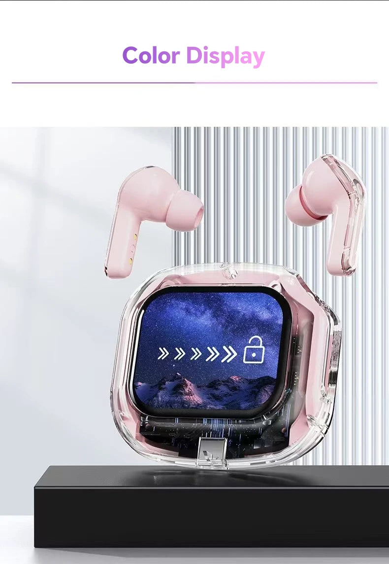 Smart Translation Headphones – Wireless Bluetooth Earbuds with Touch Screen & HiFi Audio