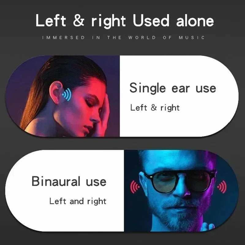 T75 Bone Conduction Bluetooth 5.3 Headphones – Sports, HiFi, Waterproof
