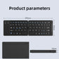 MINGCVIL Mini Foldable Bluetooth Keyboard – Slim, Portable, Rechargeable