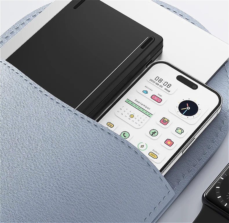 MINGCVIL Mini Foldable Bluetooth Keyboard – Slim, Portable, Rechargeable